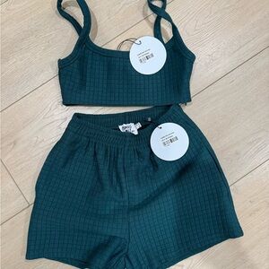 Princess Polly Teal Shorts